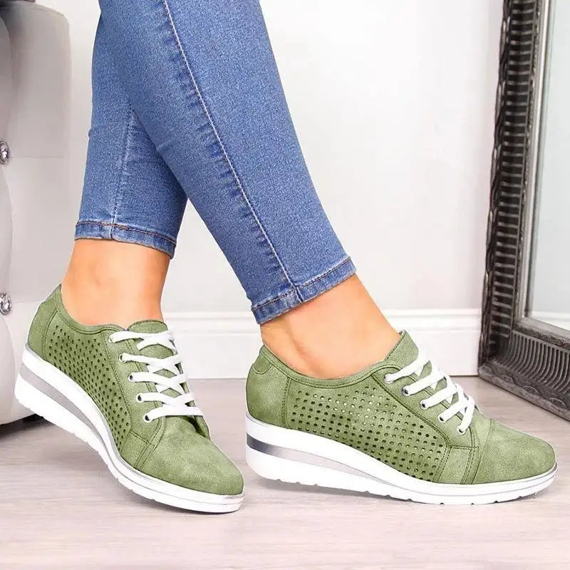 Breathable Platform Sneakers