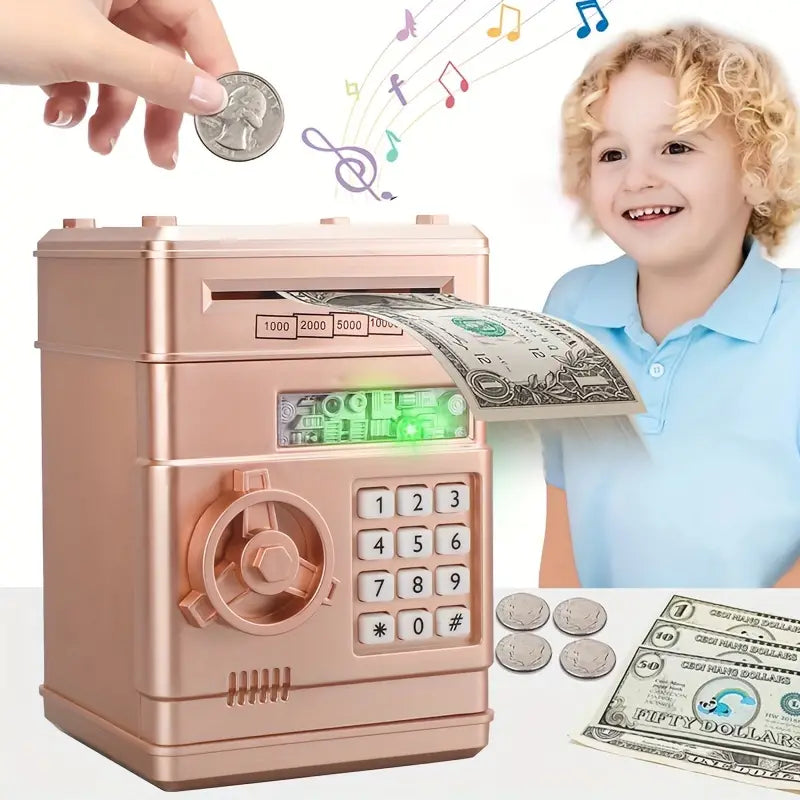 Electronic Coin Money Bank ATM for Kids&