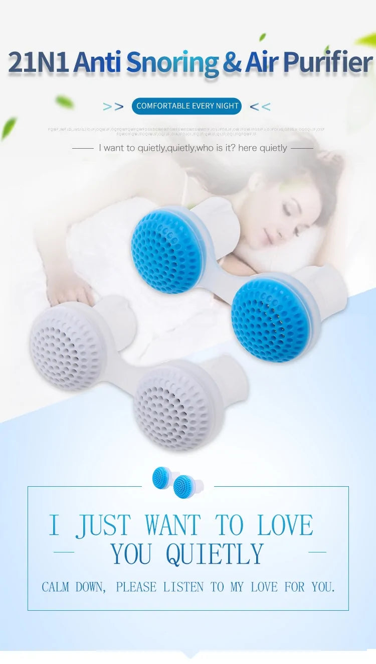 Comfortable Anti Snoring Air Purifier