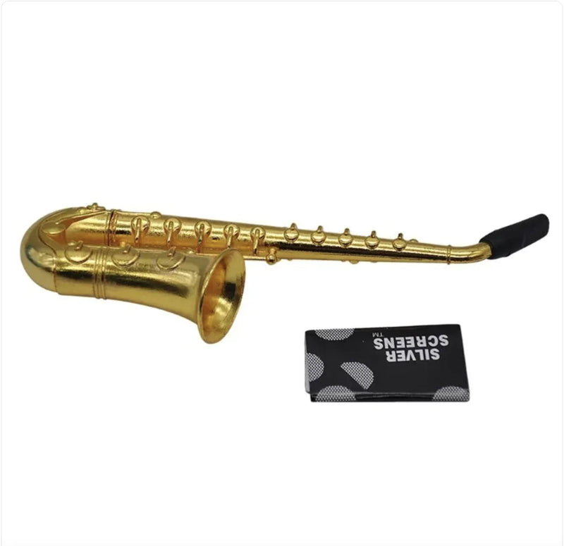 Metal small saxophone pipe