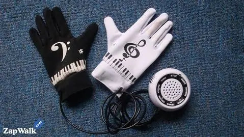 Electric Piano Gloves for Interactive Music Fun