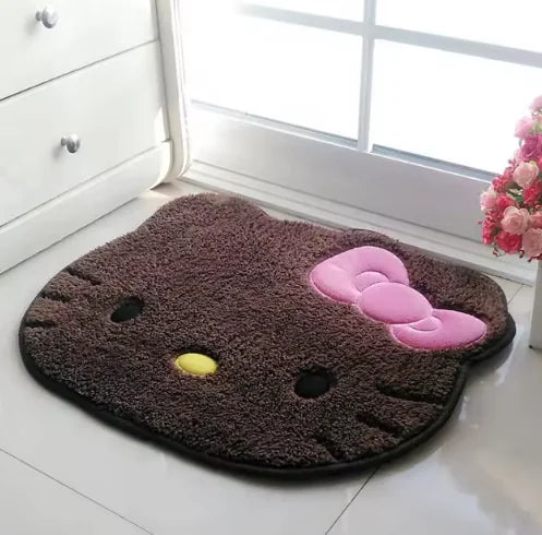 Kawaii Kitty Quick-Dry Floor Mat