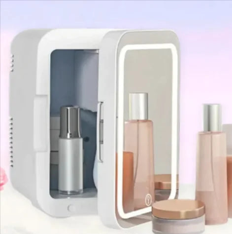 Mini Beauty Fridge with Mirror Light