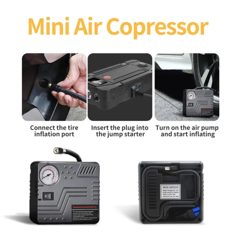 LCD Car Emergency Power Bank