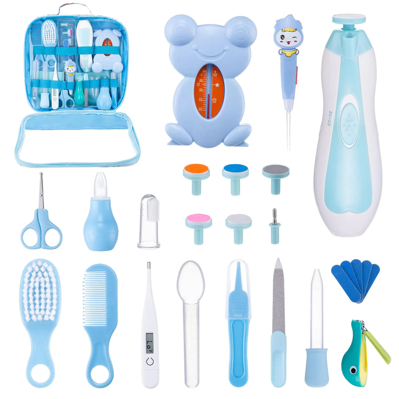 Baby Grooming Kit 25 in 1 Baby Care Kit Baby Healthcare and Grooming Kit with Baby Nail Trimmer Electric Hair Brush Comb for Newborn Boy Girl Infant Toddlers Baby Shower Gifts