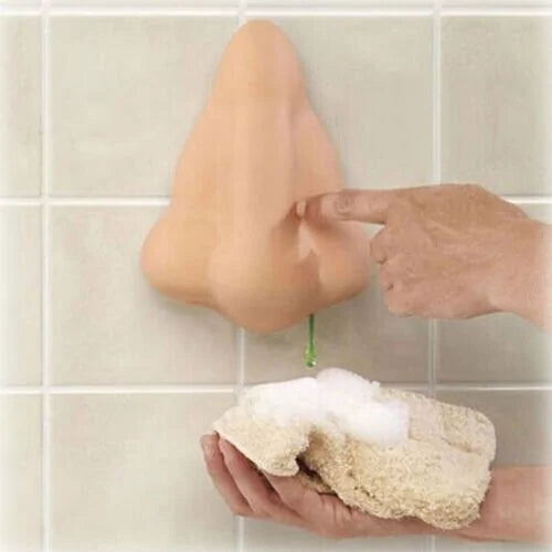 Soft Rubber Nose Shape Soap Dispenser