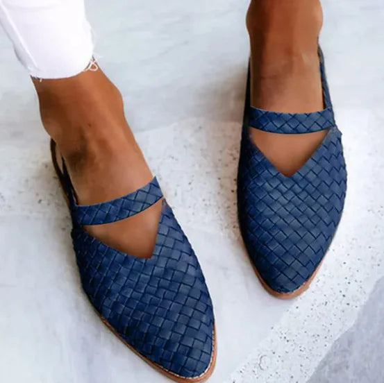 Pointed Toe Woven Women&