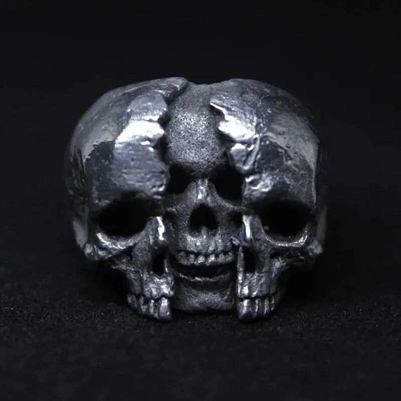 Vintage Unique Mask Gothic Skull Ring