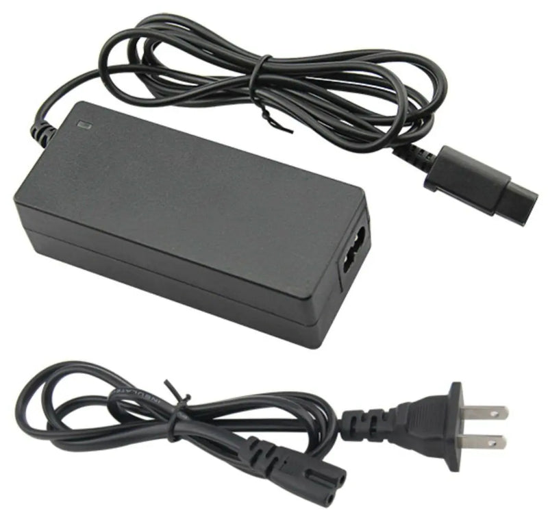 AC Adapter Power Supply & Audio Video A/V Cable for Nintendo GameCube Bundle USA