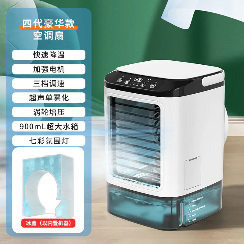 USB Mini Water-Cooling Desk Fan for Office and Dorm