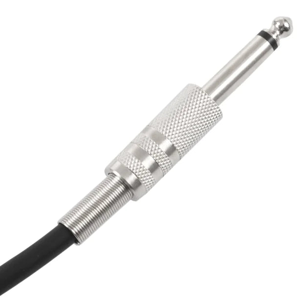 XLR 3-Pin Male To 1/4" Plug TS Microphone Mono Cable Unbalanced Shielded Audio