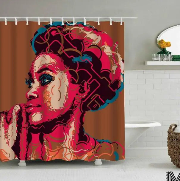 Bathroom Curtain, Drapes, and Shower Curtain