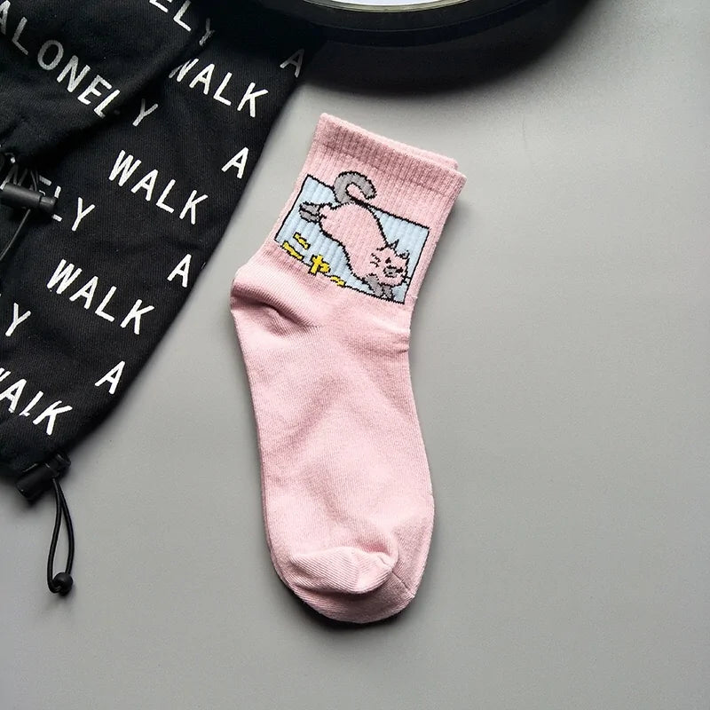 Hip Hop Long Socks for Girls