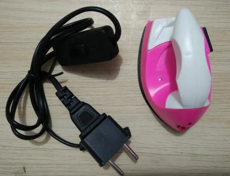 220V 35W EU plug constant temperature 180C degree mini DIY use electric iron 10X6X7cm