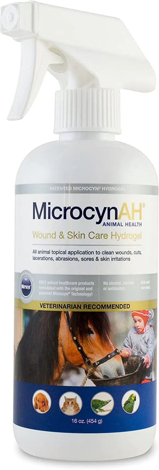 MicrocynAH Wound and Skin Care Sprayable Hydrogel 16-Ounce