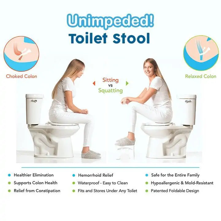 Ultimate Foldable Bathroom Toilet Stool