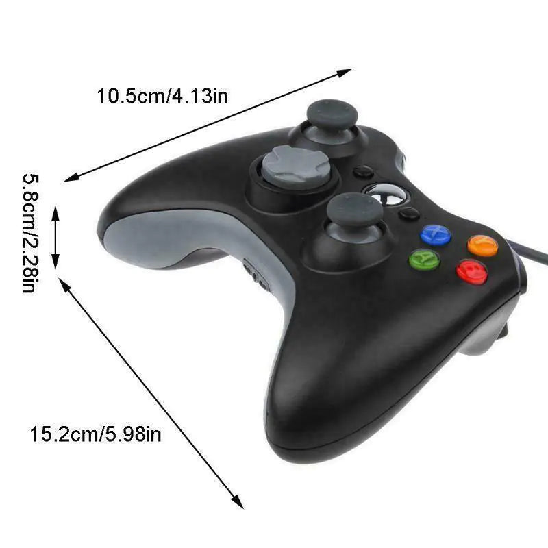 Wired Controller USB For PC Compatible With Xbox 360 / Windows 7 8 10 11 Gamepad