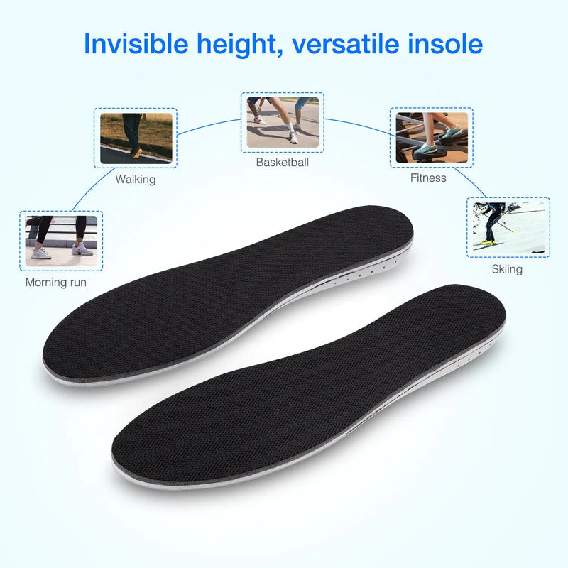 Men Women Invisible Height Increase Insoles Heel Lift Taller Shoe Inserts Pad US