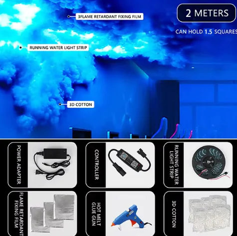 DIY Lighting Strip Light with Cloud