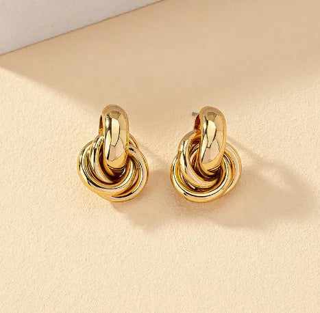 Multi-Layer Twist Earrings