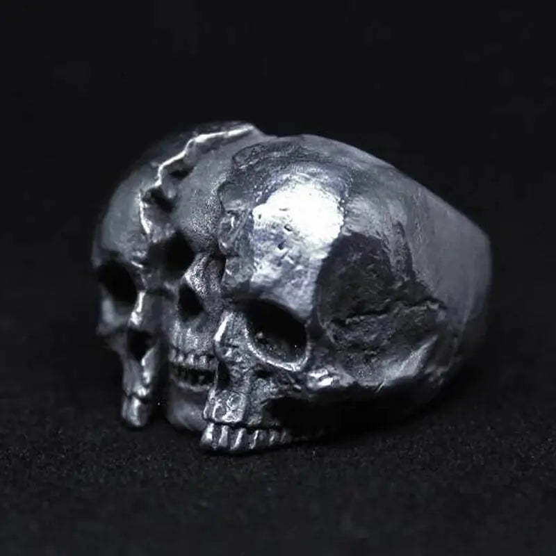 Vintage Unique Mask Gothic Skull Ring