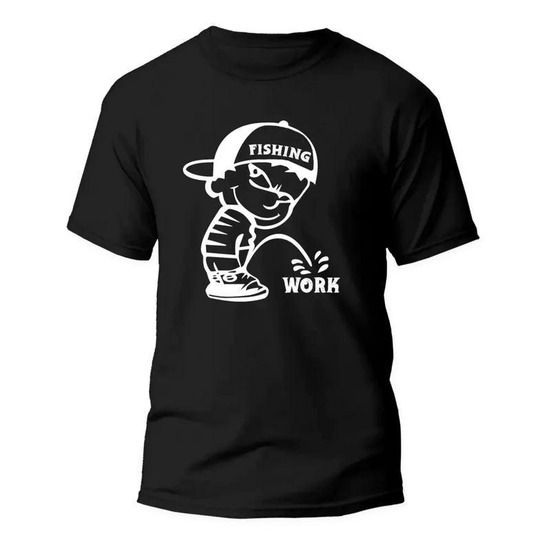 Fishing And Work Man T-Shirt