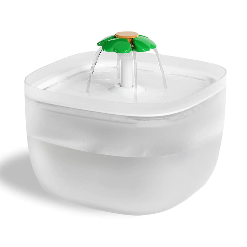 Lychee Cat Water Fountain Automatic Pet Water Fountain for Drinking with Light2L/67oz Drinking Fountain for Cat and Small DogEasy to Clean