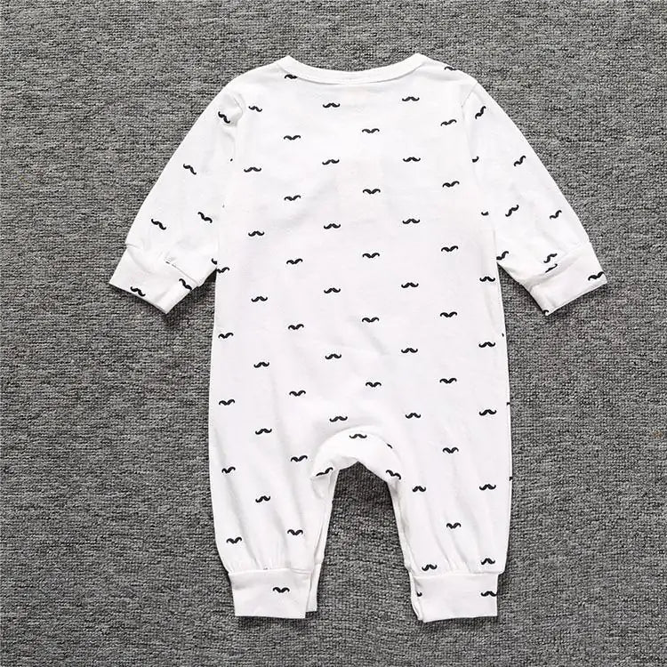 Moustache Bow Tie Onesie