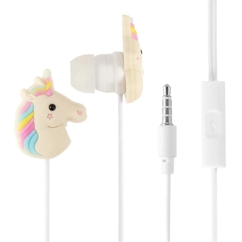 Special Unicorn Cartoon Earphones