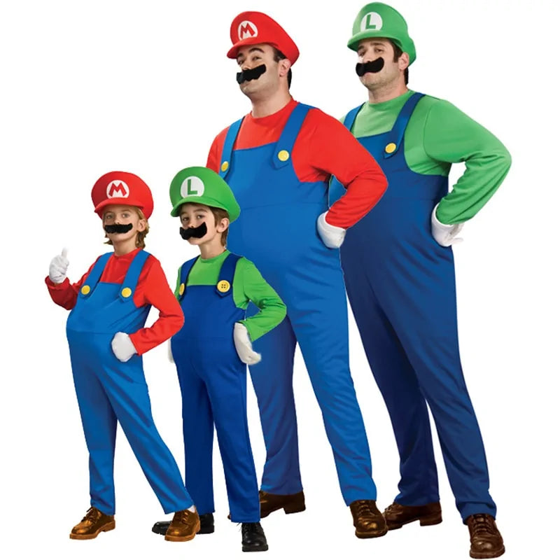 Super Mario Bros Cosplay Costume Set