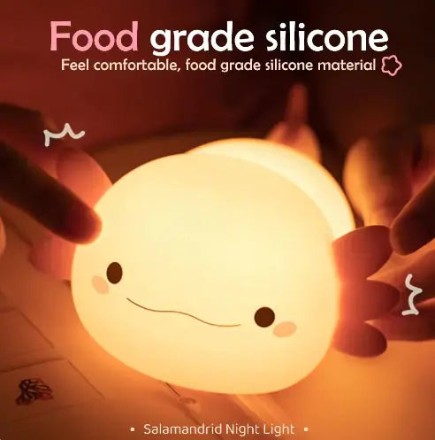 Novelty Silicone Axolotl Night Light