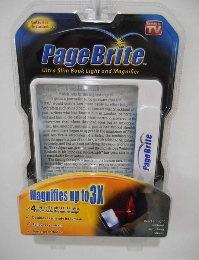 Page Brite Ultra Slim Book Light and Magnifier