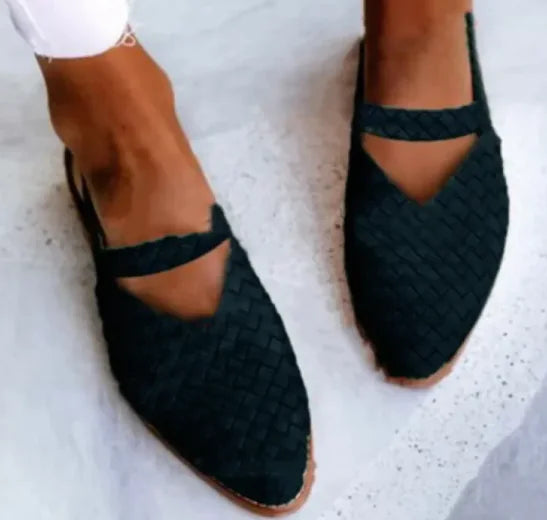 Pointed Toe Woven Women&