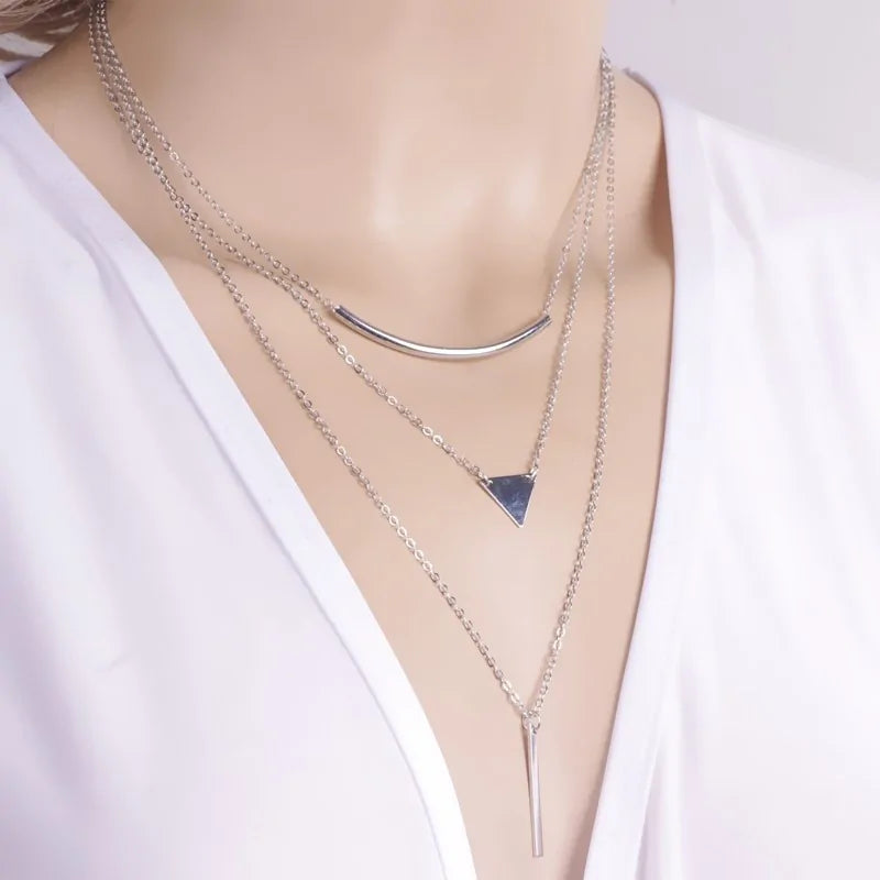 Triangle Necklaces