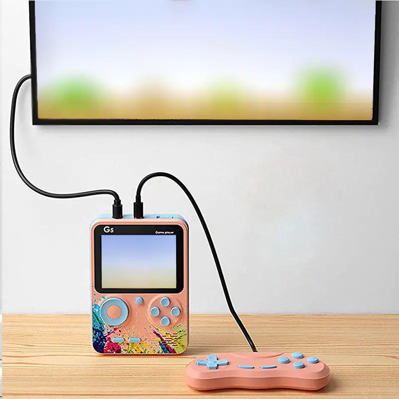 Portable Retro Video Game Console with 500 Games