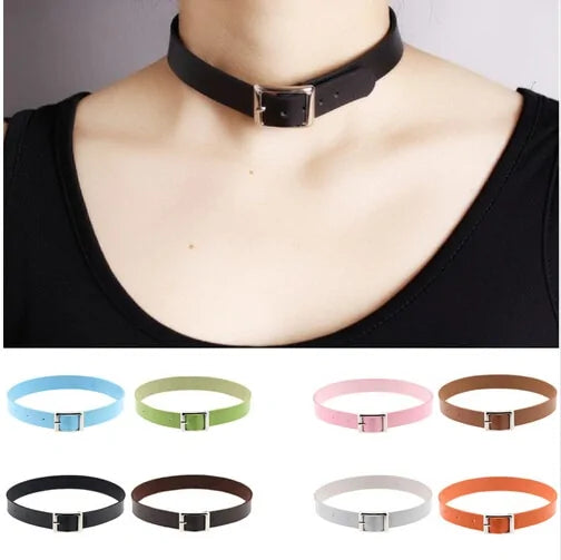 Belt Collar Choker Necklace