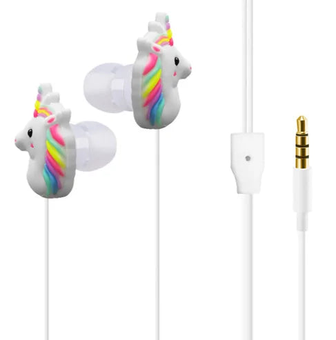 Special Unicorn Cartoon Earphones