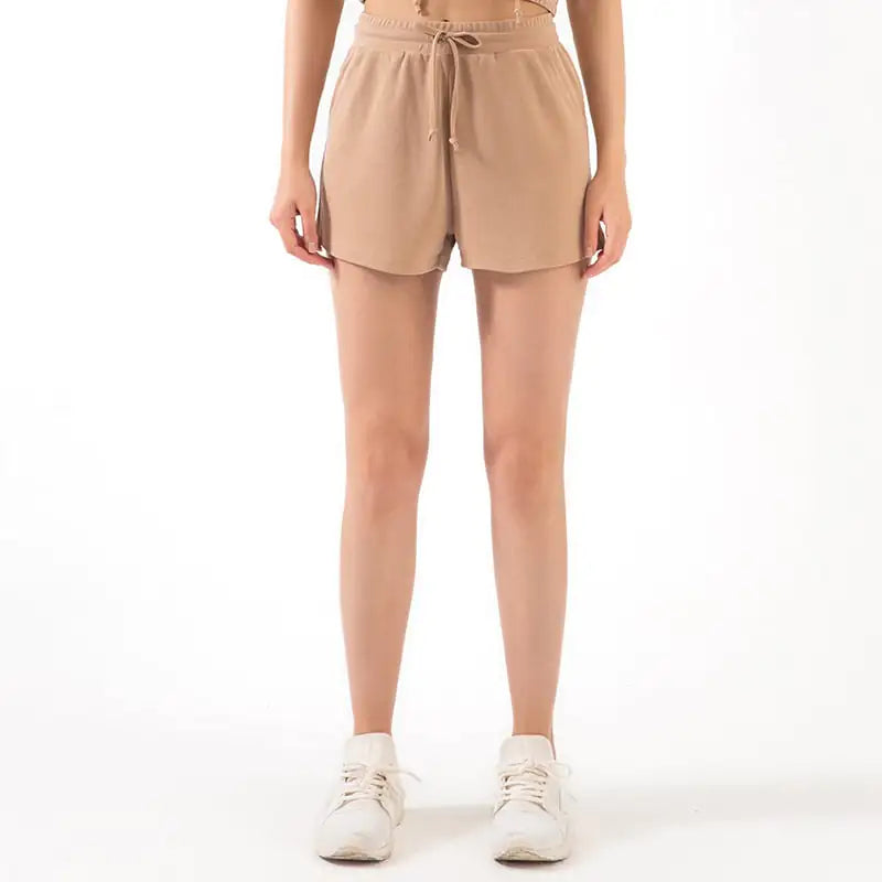 Lace Wide Loose Yoga Shorts for Women&