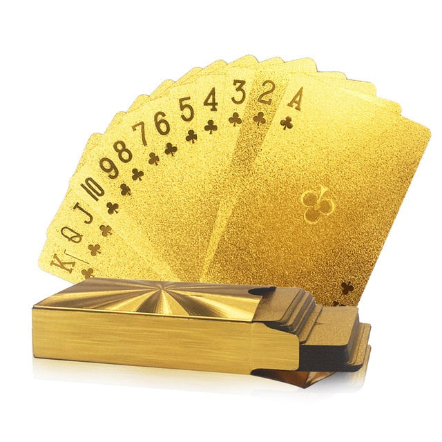 Deck Gold Leaf Poker Cards