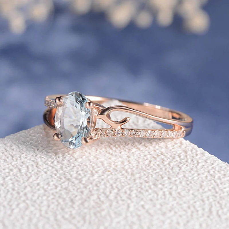 Alluring Aquamarine Ring