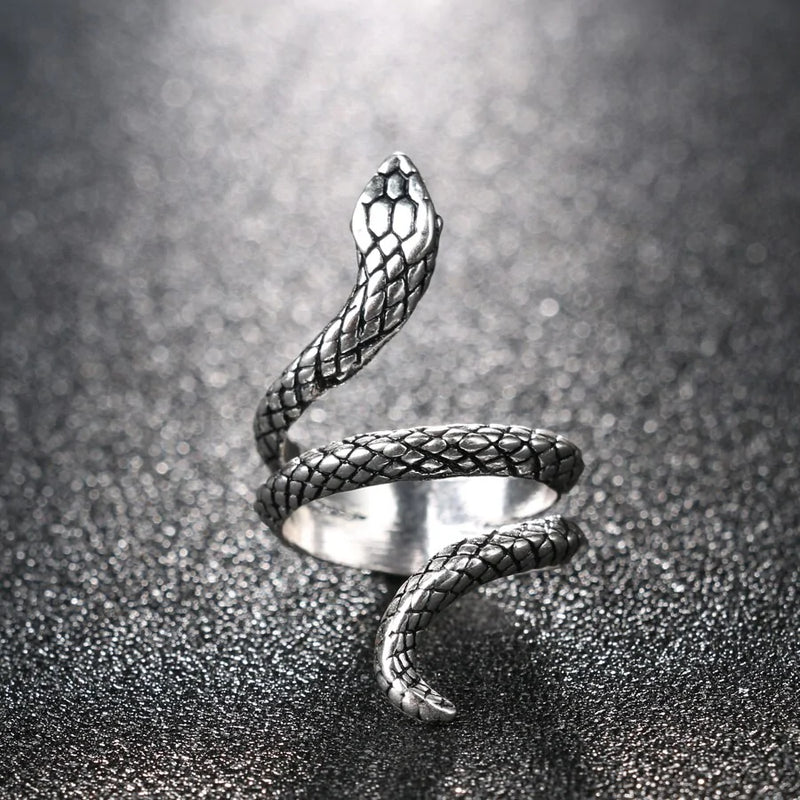 Silver Plated Snake Rings