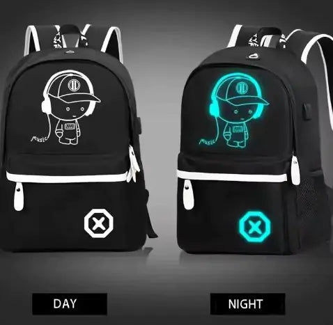 Anime Luminous School Backpack