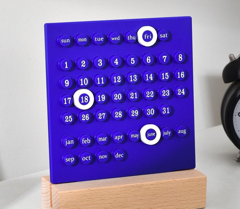 Perpetual Time Table Calendar