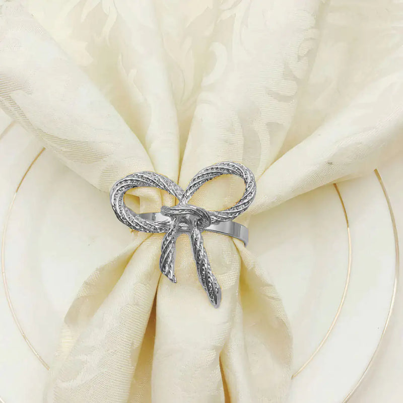 Bow Napkin Ring Set of 6