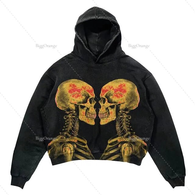 Punk Wind Ninja Printed Hoodies