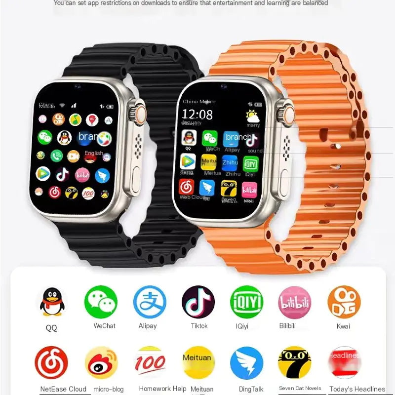 5G Waterproof Smartwatch for Kids with Video Call
