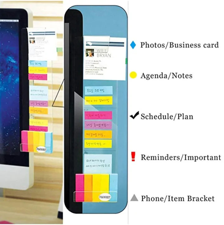 NoteMate?  Monitor Memo & Phone Holder Board