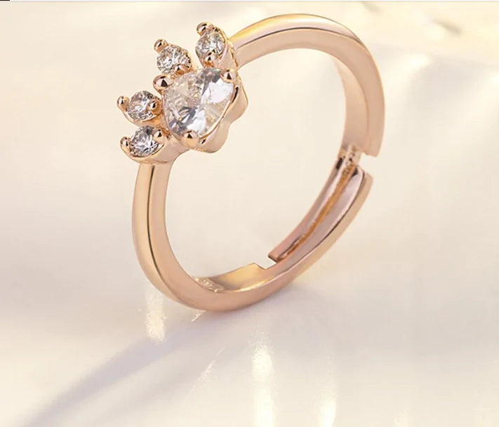 Claw Rose Gold Rings