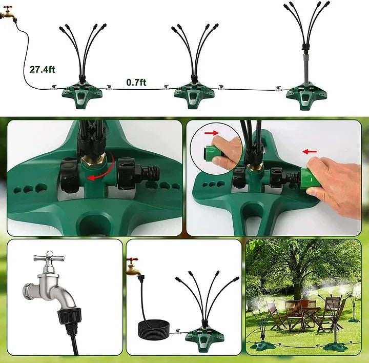 Standing Misting Cooling System