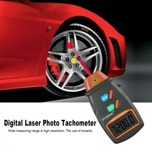 Digital Laser Tachometer RPM Tester